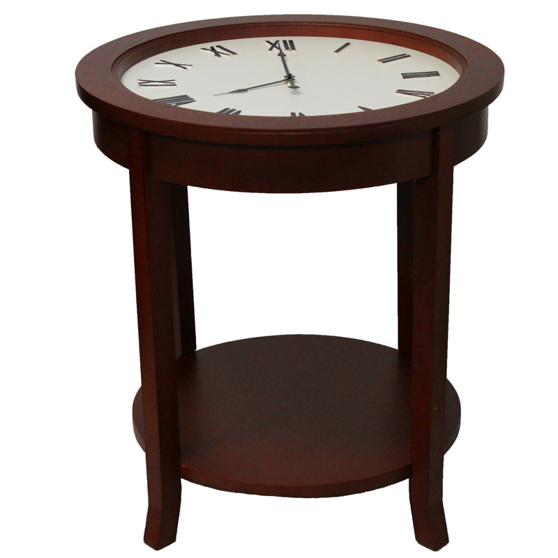 Urban Designs Clock End Table Wayfair